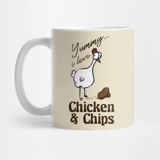 i love chicken & chips Mug